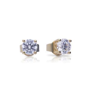 Diamonfire Solitair Ohrstecker Gelbvergoldet 1,0ct