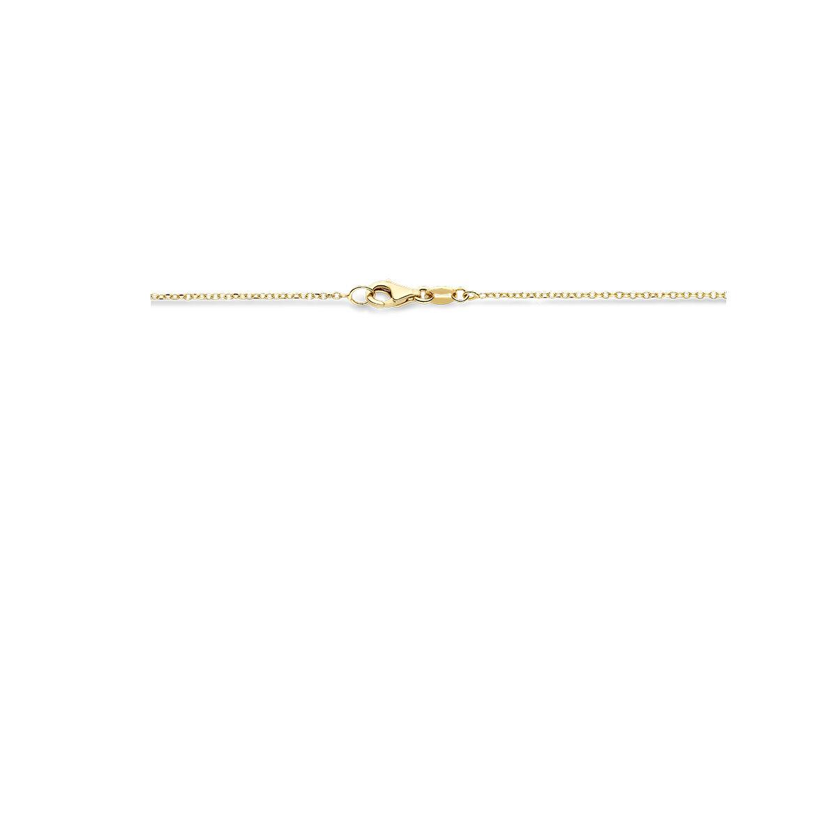 Collier mit Gold Elementen
