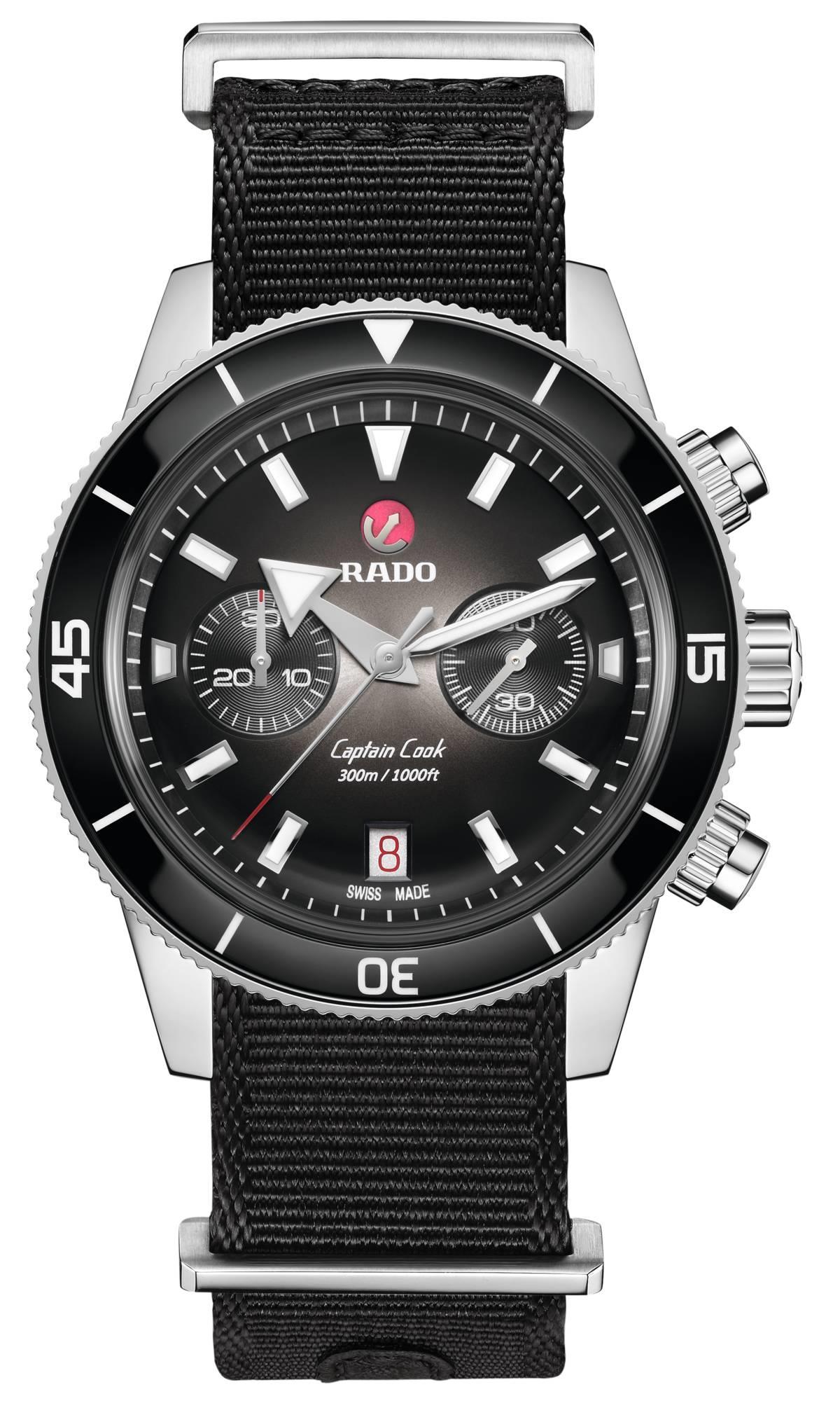 Rado Captain Cook Automatik Chronograph Black