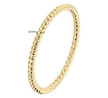 Gelbgold Ring gedreht