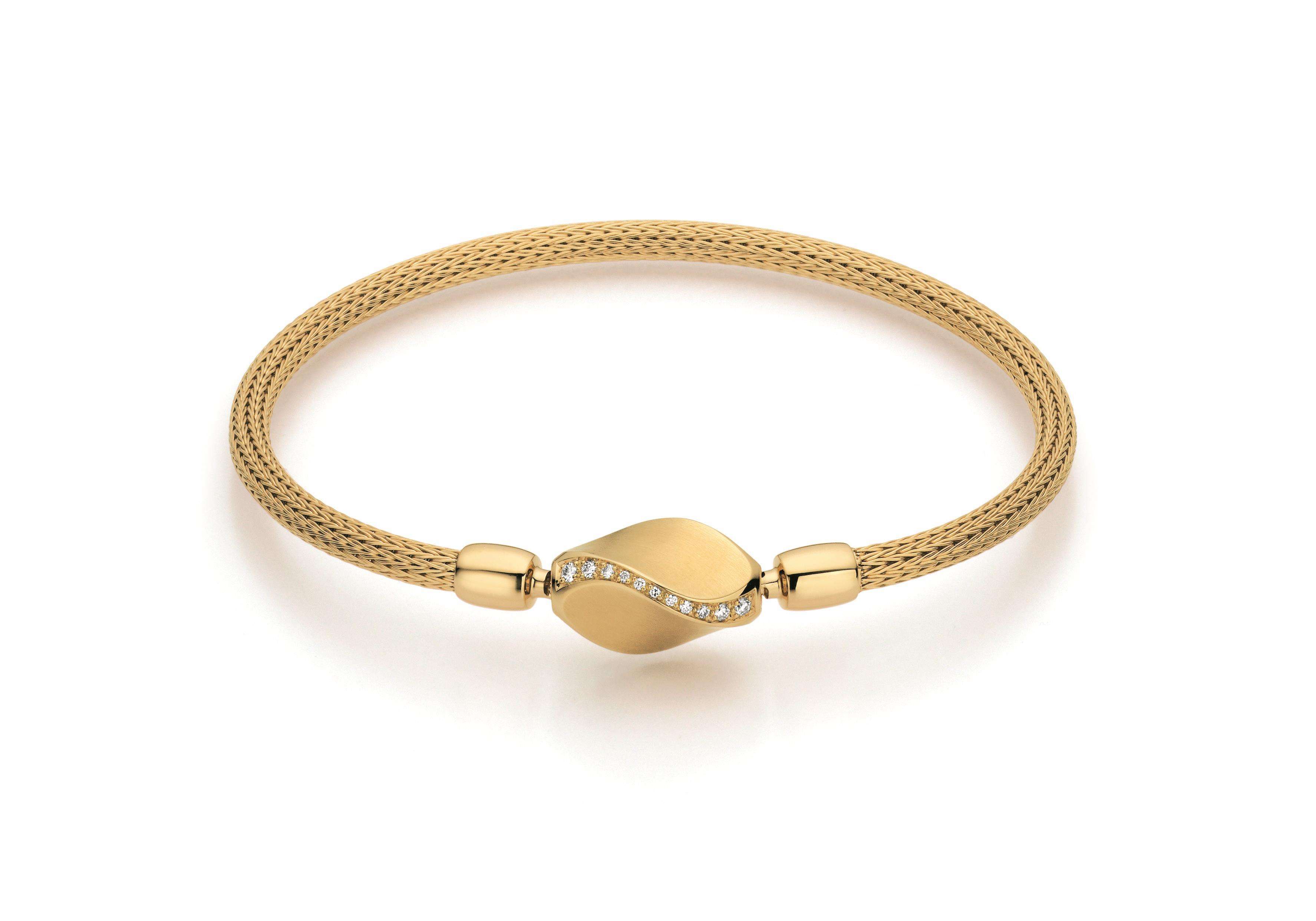 Jörg Heinz Flex Armband Gelbgold 17,0cm