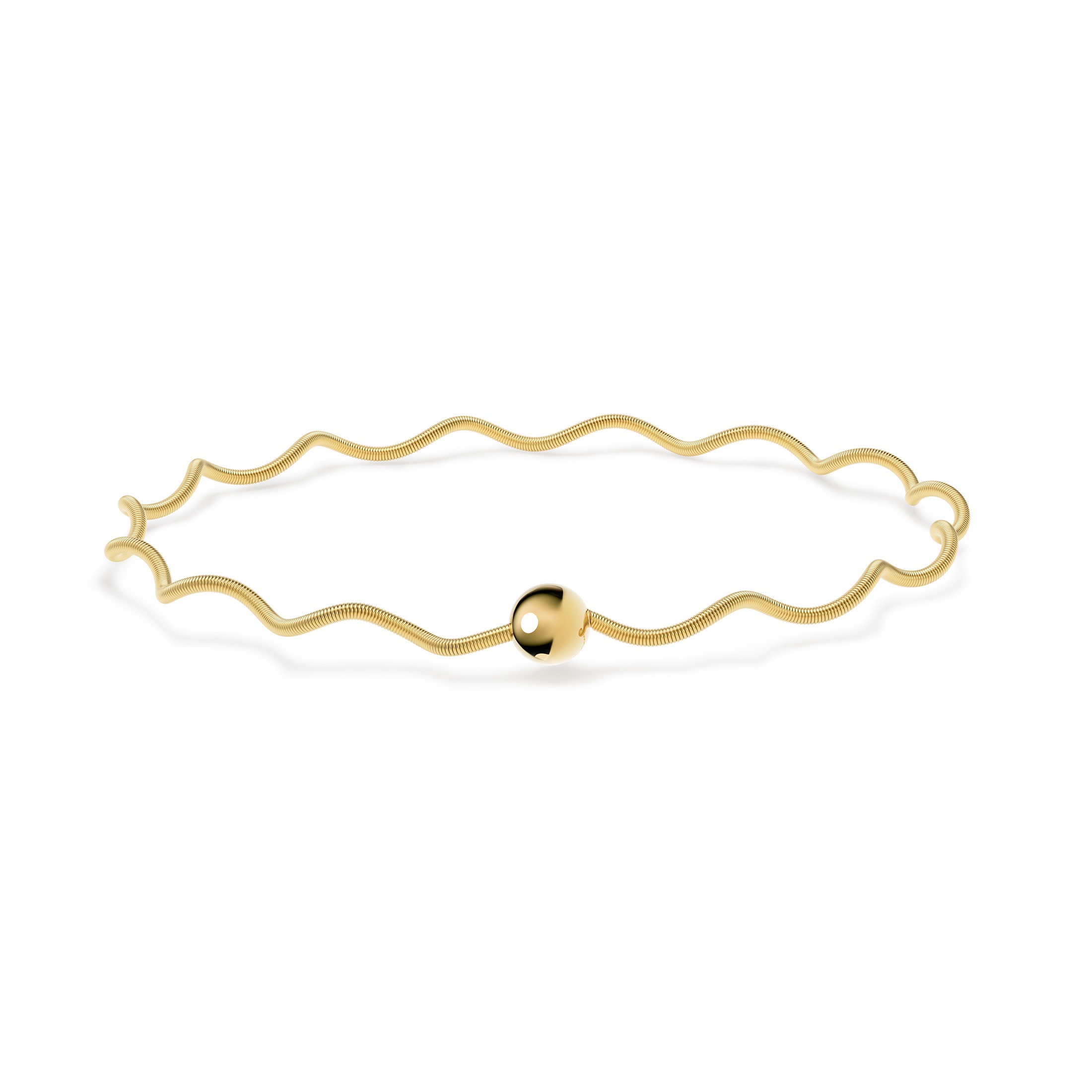 Niessing Colette Welle 1-Fach Gelbgold 67,5