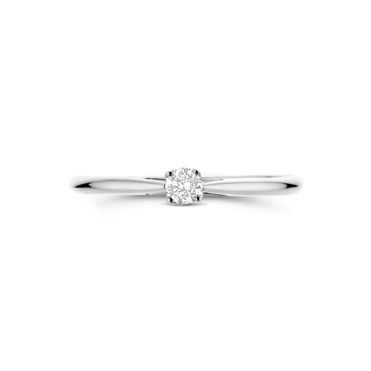 Solitair Ring mit Lab Grown Brillant 0,10ct
