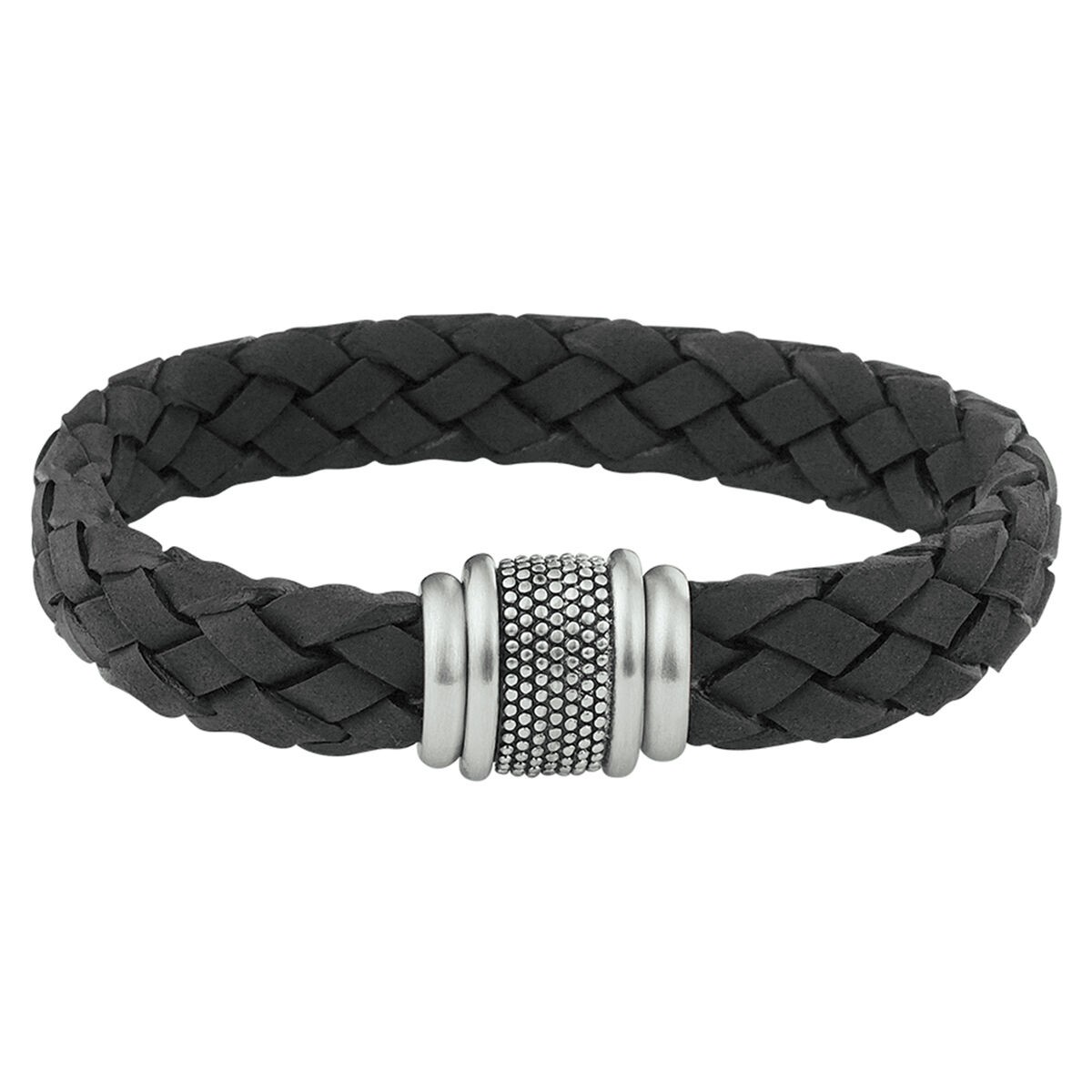 Leder Armband schwarz