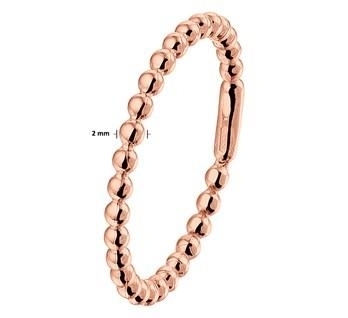 Kugel Ring Rotgold