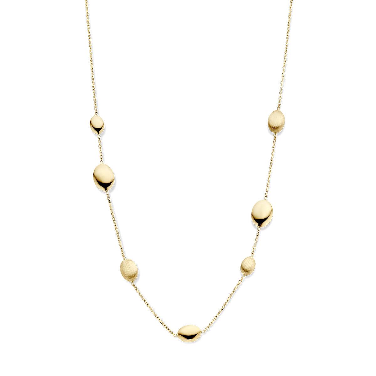 Collier mit Gold Elementen