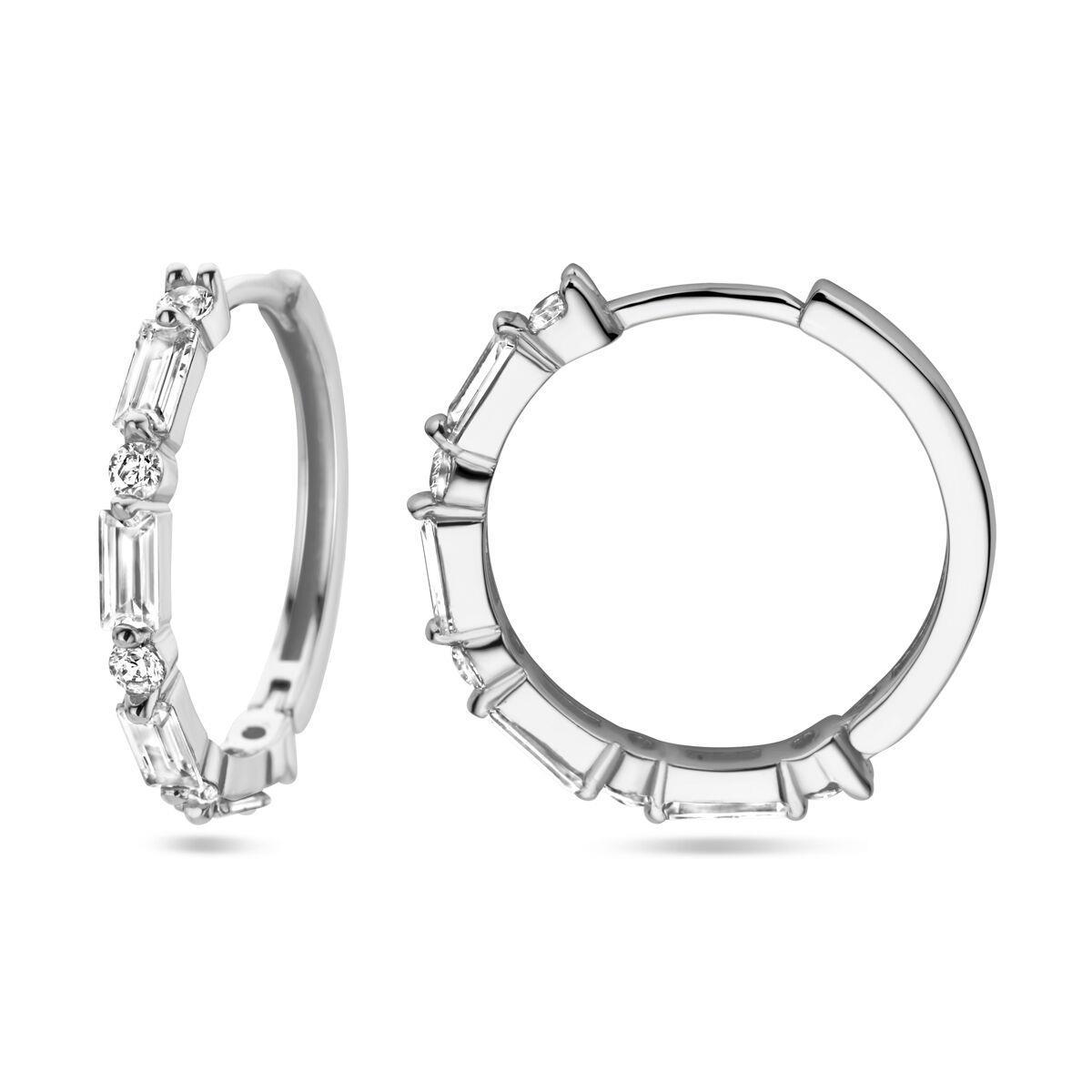 Creolen mit Zirkonia 17,0mm