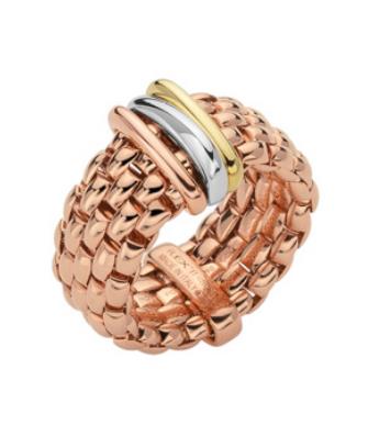 Fope Panorama Ring Rotgold M