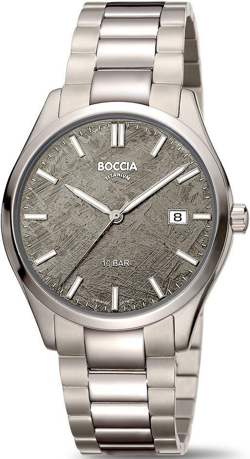 Boccia Titanium Uhr Grau
