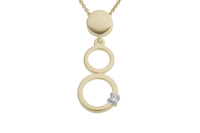 Dettinger Anhänger Ringe mit Brillant
