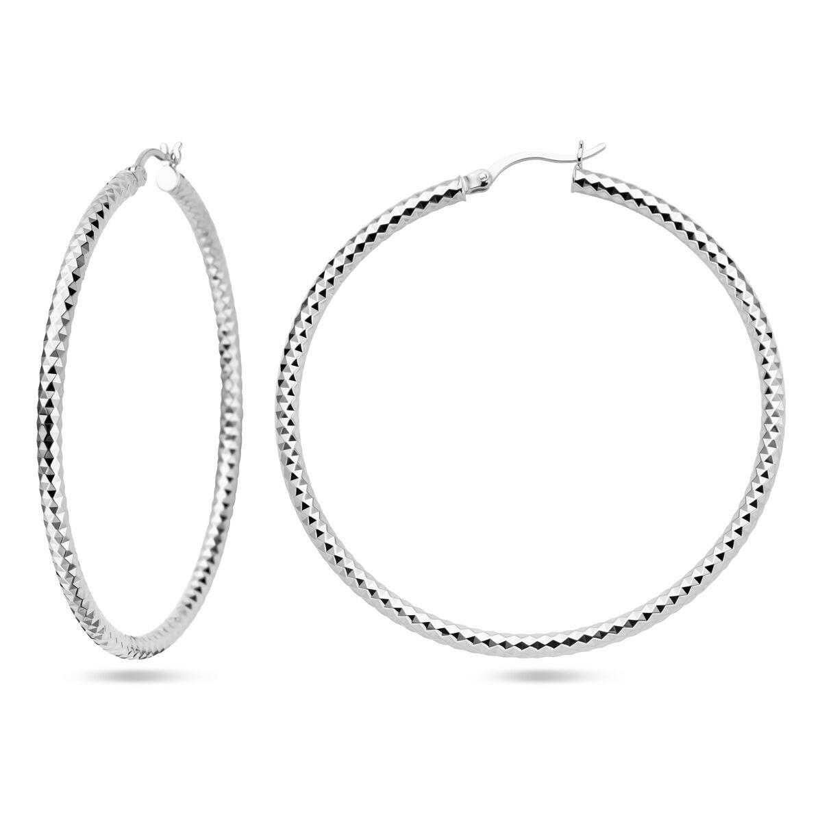 Creolen 58,0mm diamantiert