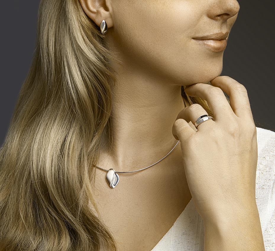 Ohrstecker Silber mit Zirkonia