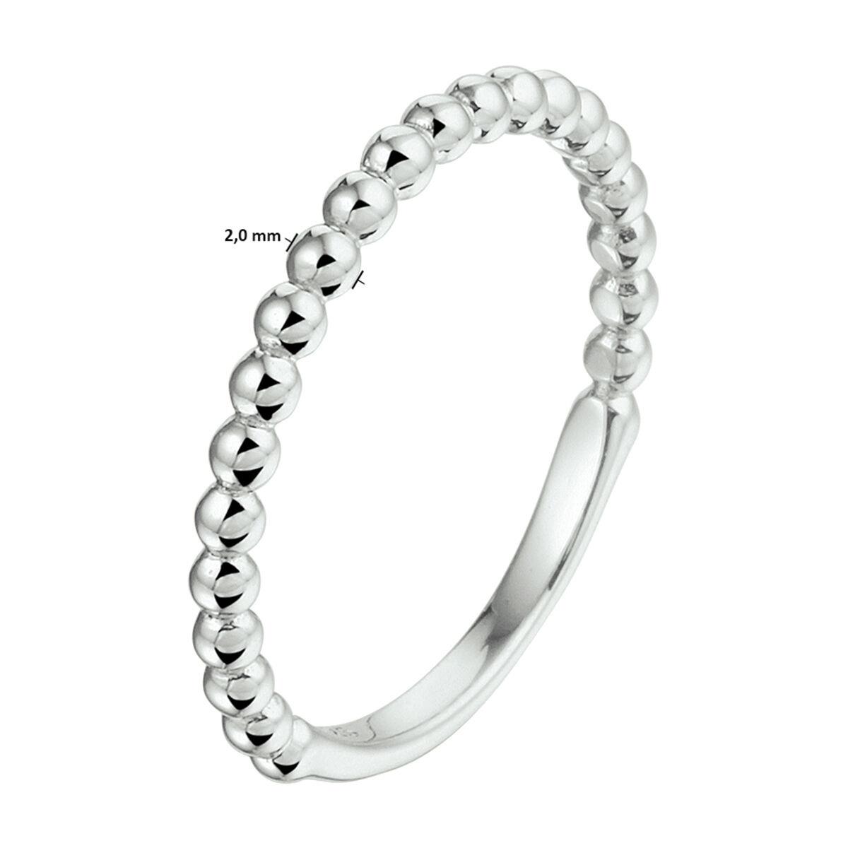 Kugel Ring Silber
