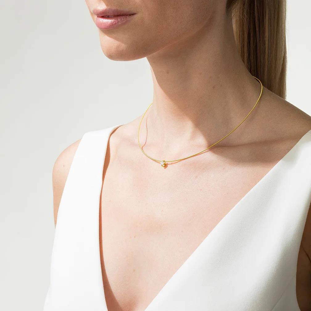 Niessing Princess Anhänger Gelbgold 0,23ct