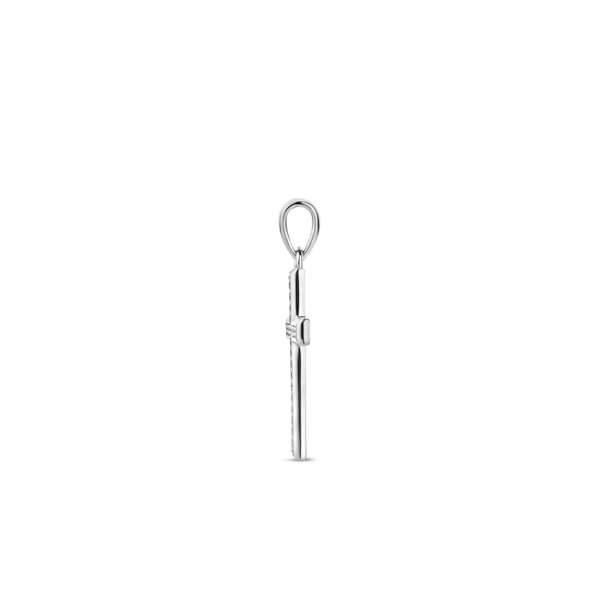 Kreuz Anhänger mit Zirkonia 27,0mm