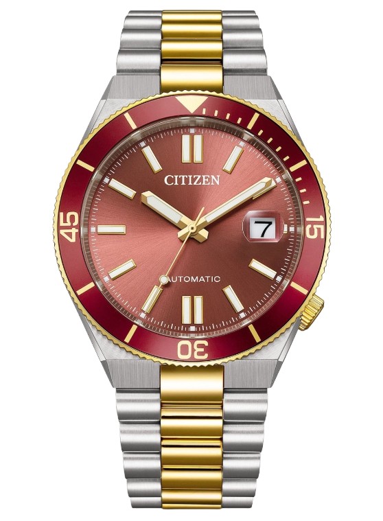 Citizen Automatik Rot Bicolor 40mm