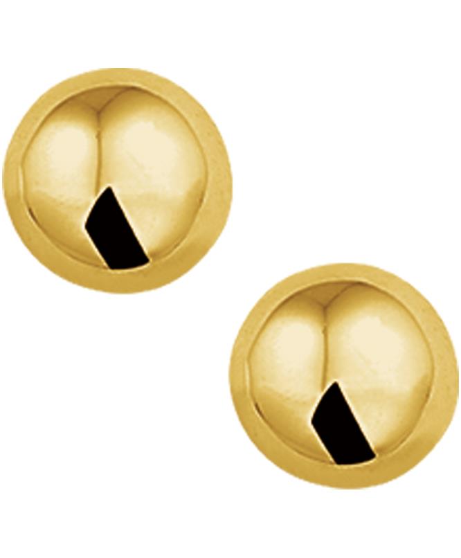 Halbkugel Ohrstecker 8,0mm