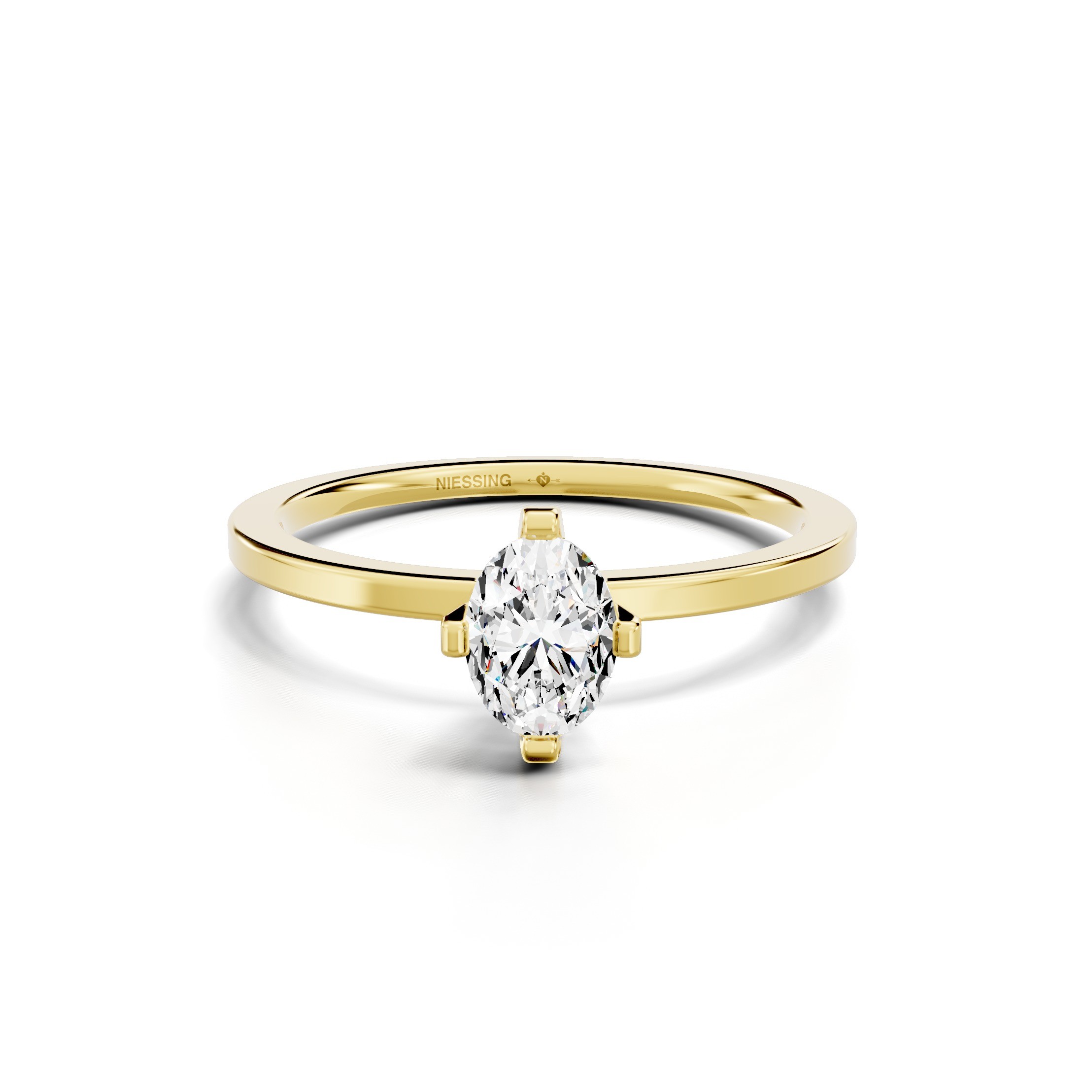 Niessing Amatis V Gelbgold 0,43ct Oval