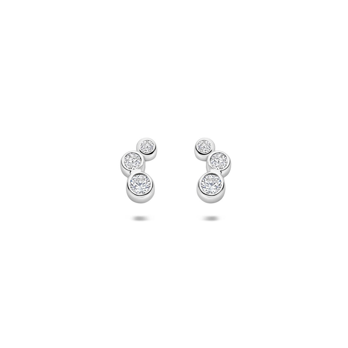 Ohrstecker dreier Zirkonia