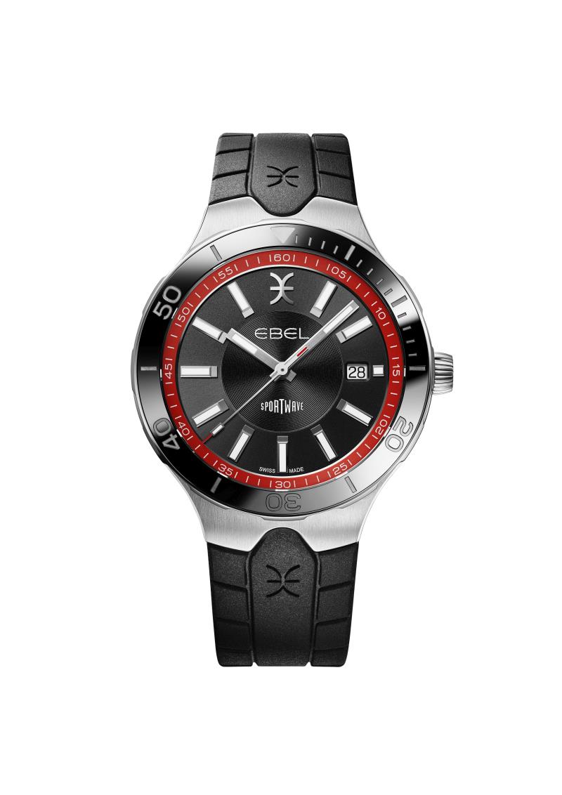 Ebel Sportwave Black and Red
