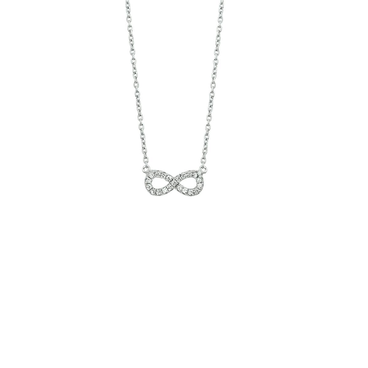Kette Infinity Unendlichkeit Zirkonia Silber