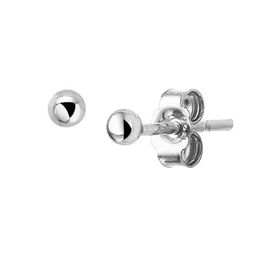 Kugel Ohrstecker 2,5mm