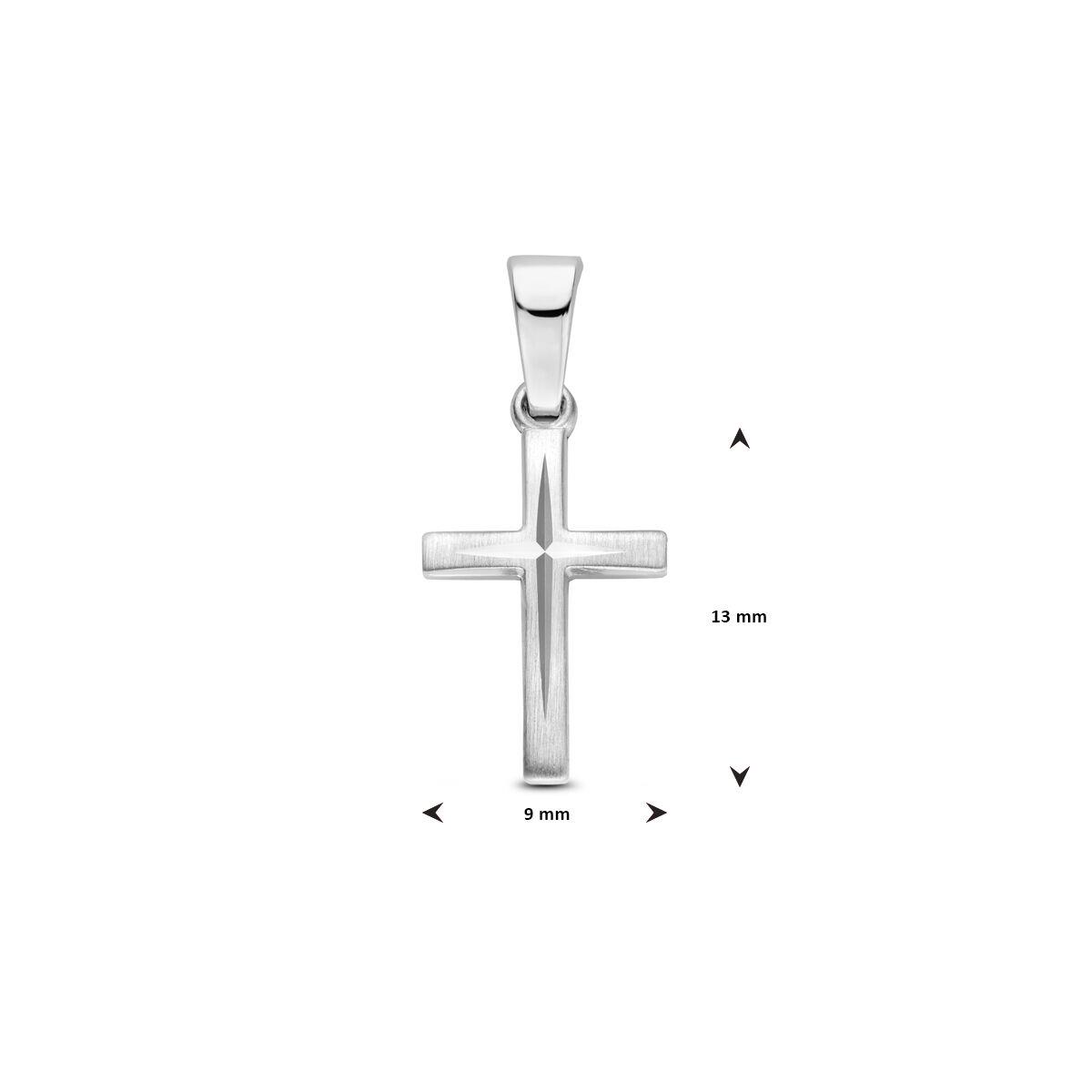 Kreuz Anhänger 13mm