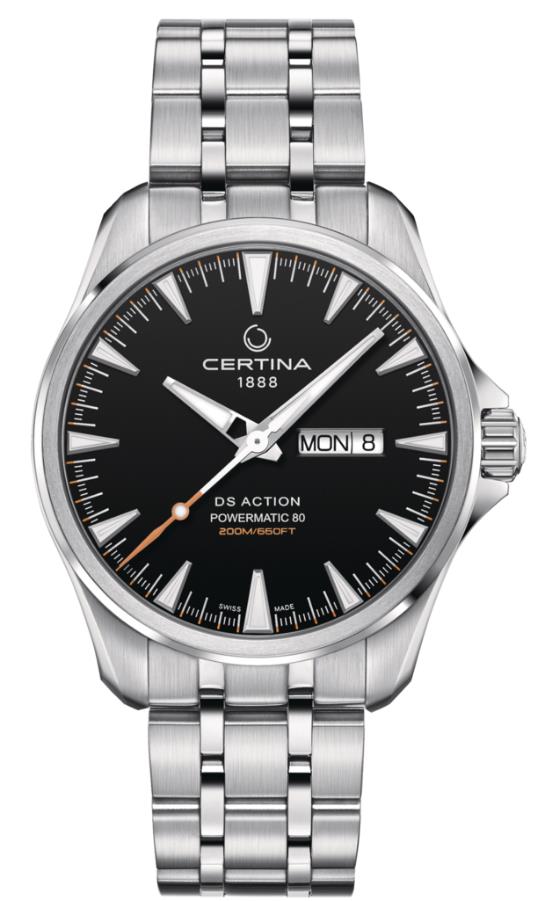 Certina DS Action Black Day-Date Powermatic