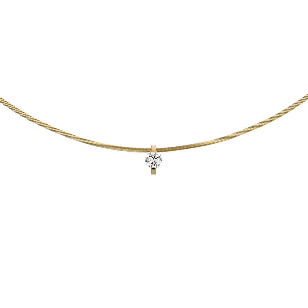 Niessing Princess Anhänger Gelbgold 0,23ct