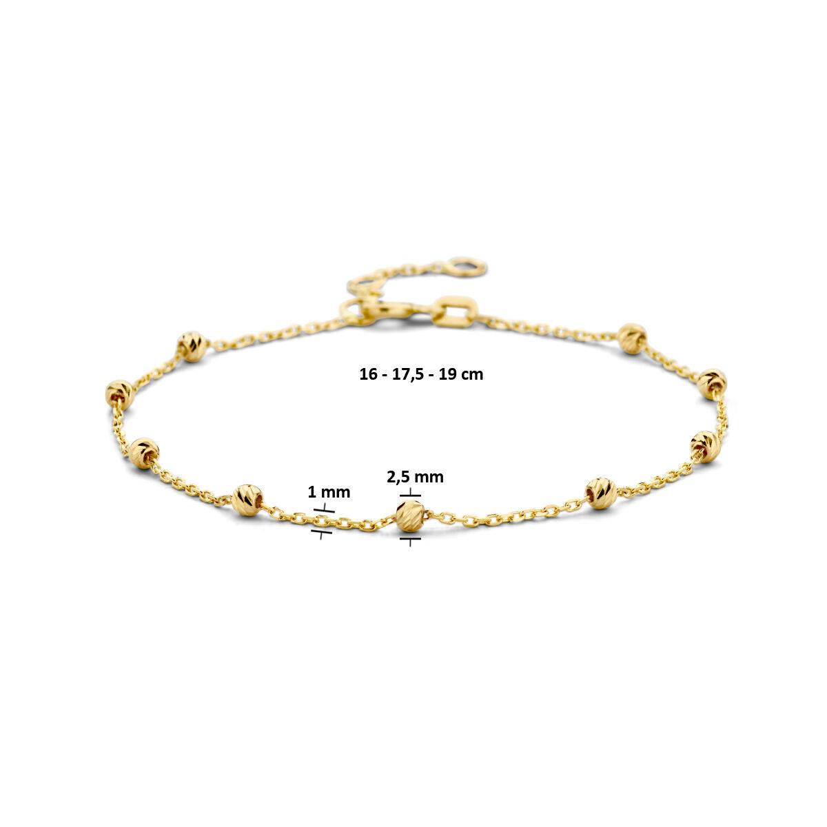 Armband mit Kugeln diamantiert