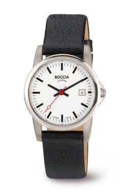 Boccia Titanium Uhr mit Saphirglas
