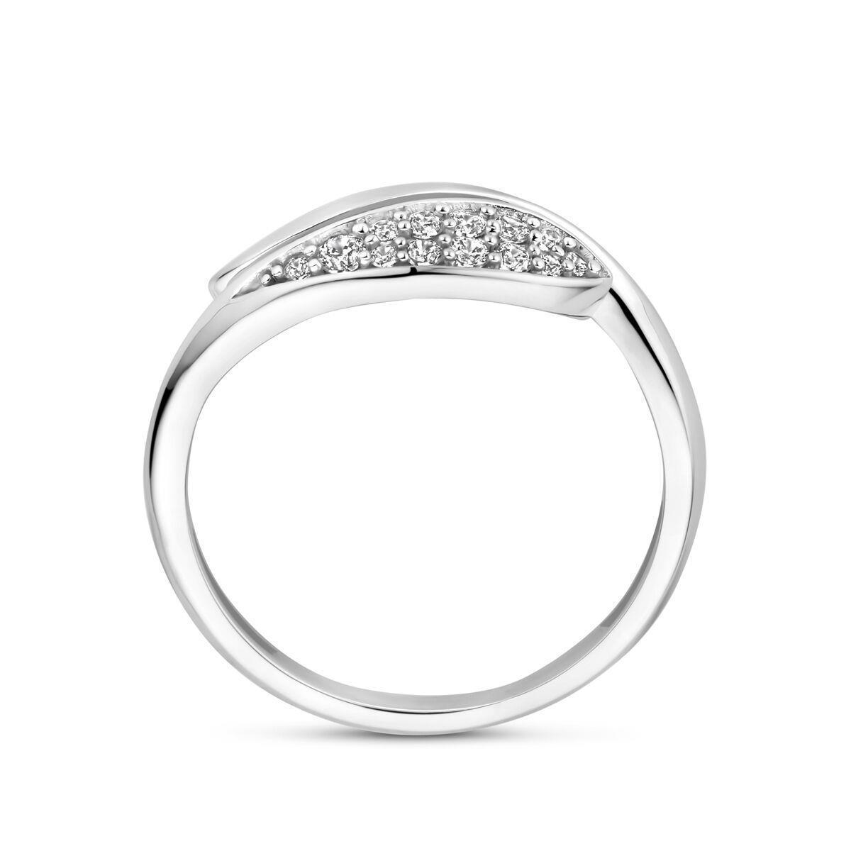Silber Ring mit Zirkonia Gr. 56