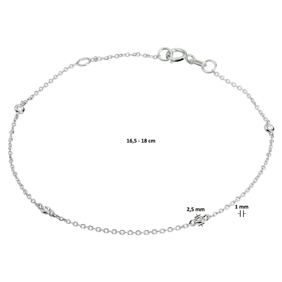 Brillant Armband Weißgold 0,04ct