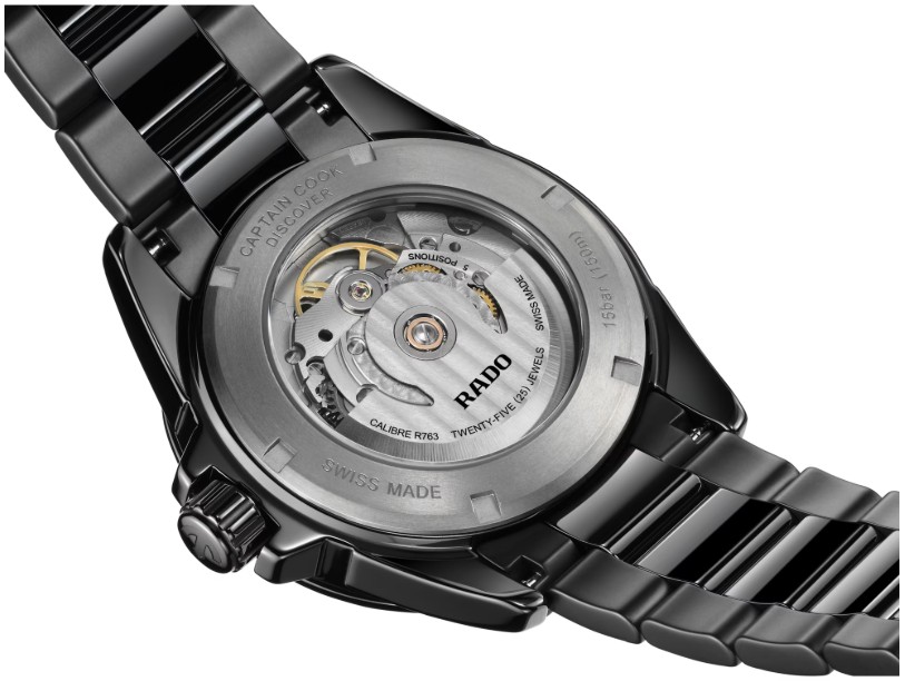 Rado Captain Cook schwarz blau