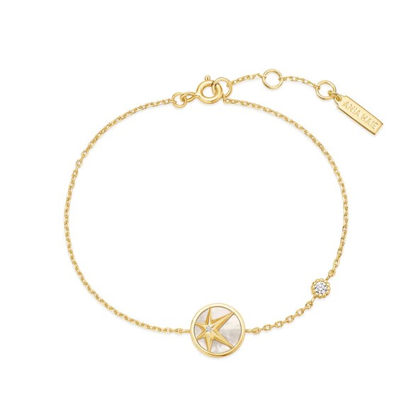Ania Haie Goldstern-Perlmutt-Armband