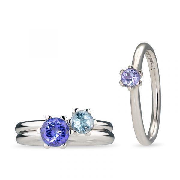 Richard Hans Becker Solitair Ring Aquamarin