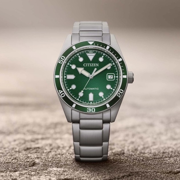 Citizen Automatik Diver Style Green 38,5mm
