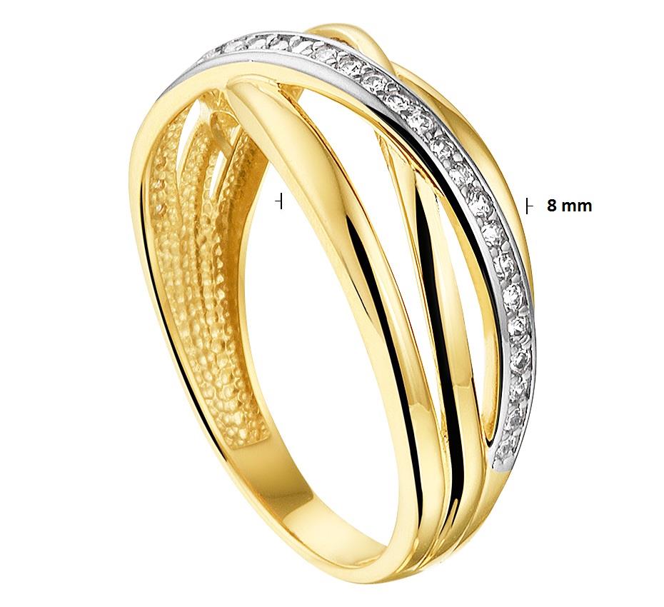Ring mit Zirkonia