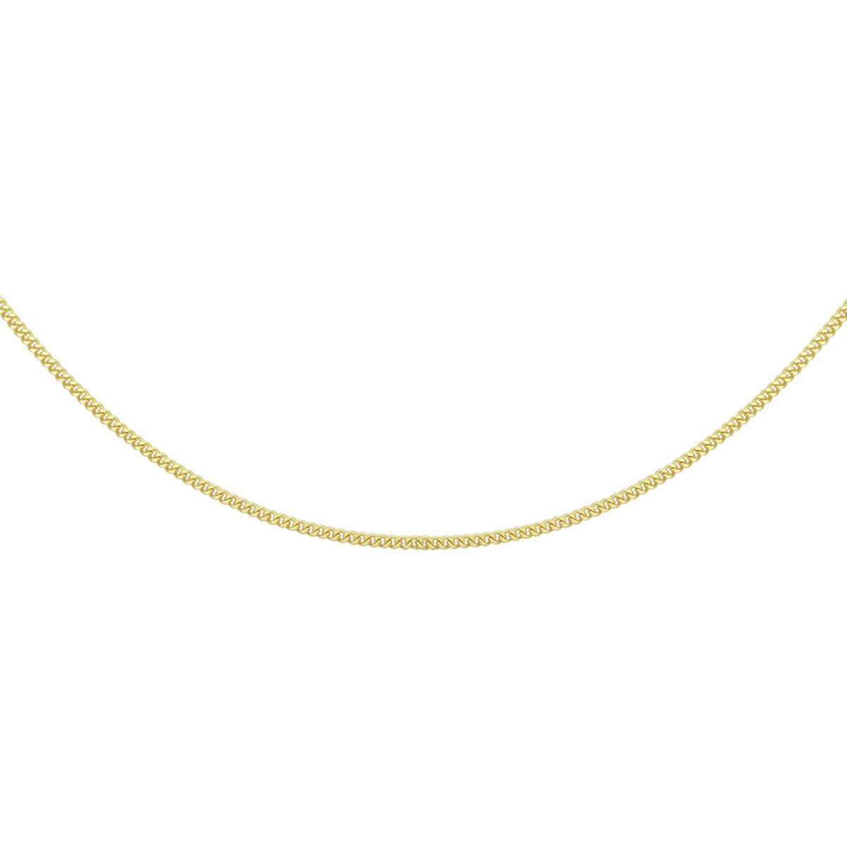 Panzer Collier Kette Gelbgold 60,0cm