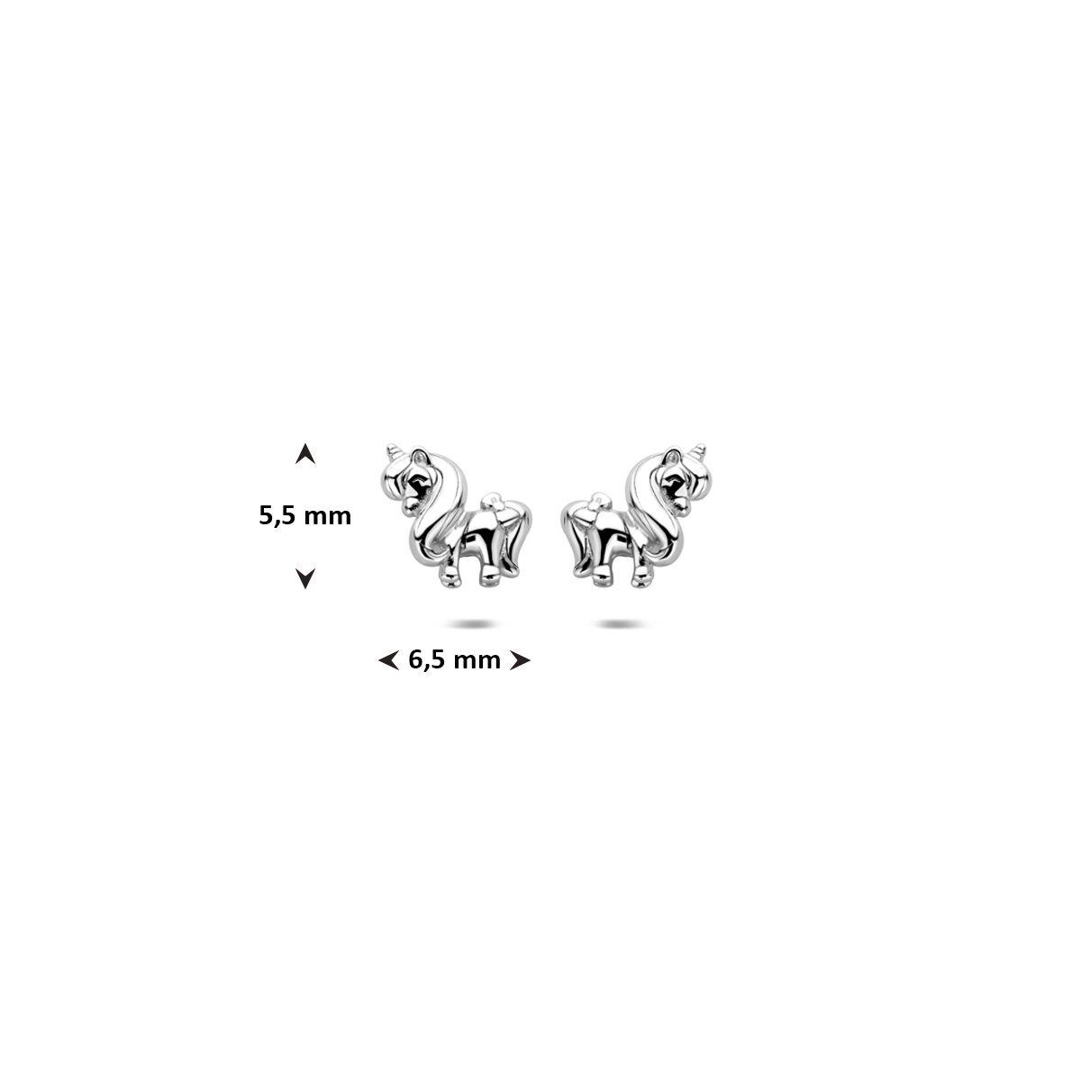 Einhorn Ohrstecker 12,0mm