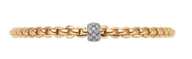 Fope Eka Tiny Armband Gelbgold L