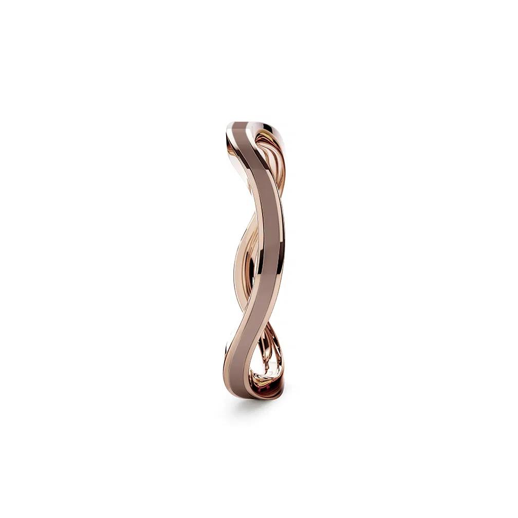 Niessing Setario Wave mit Emaille Mocha
