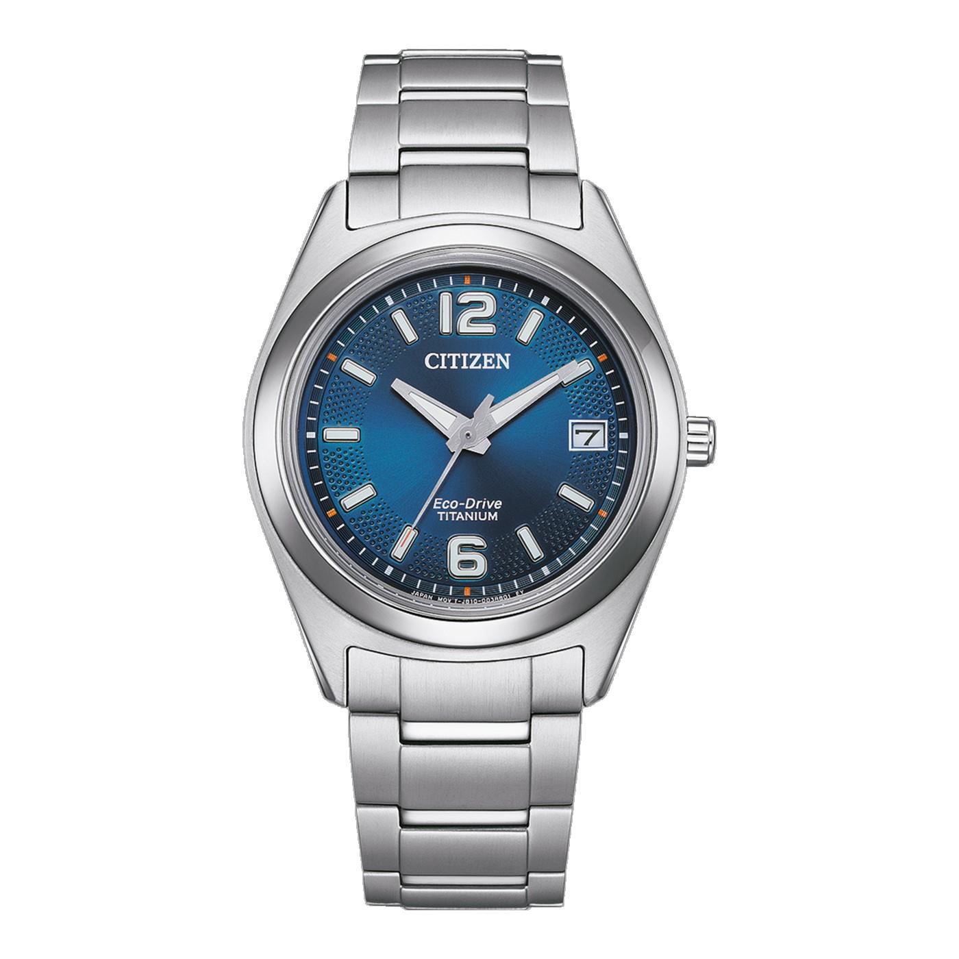 Citizen Eco-Drive Titan Damenuhr blau