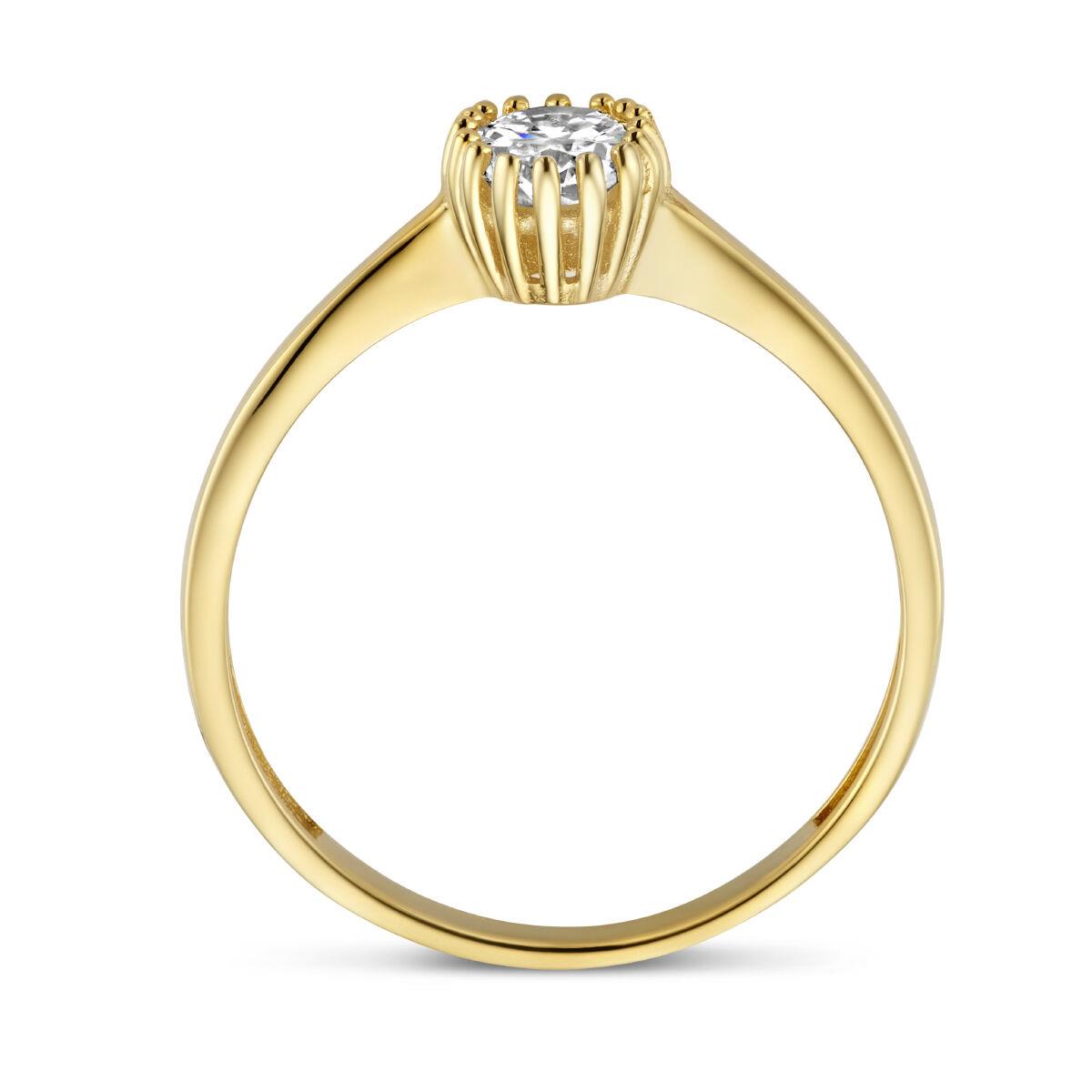 ovaler Solitaire Ring