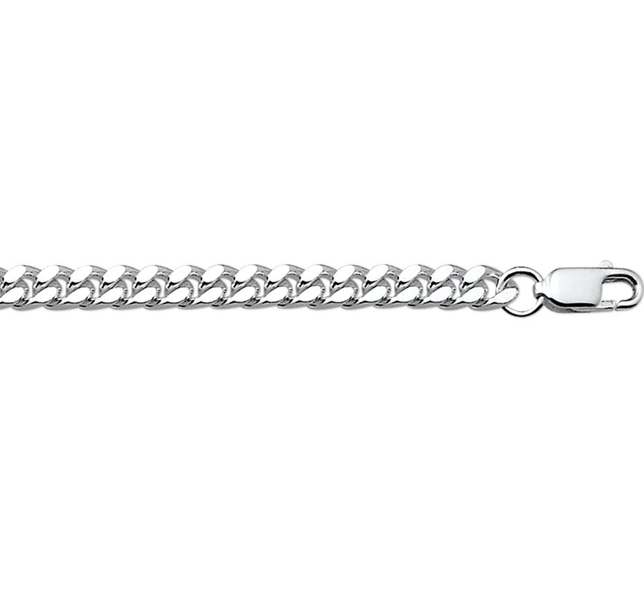 Kette Panzer Silber 50,0cm 4,8mm