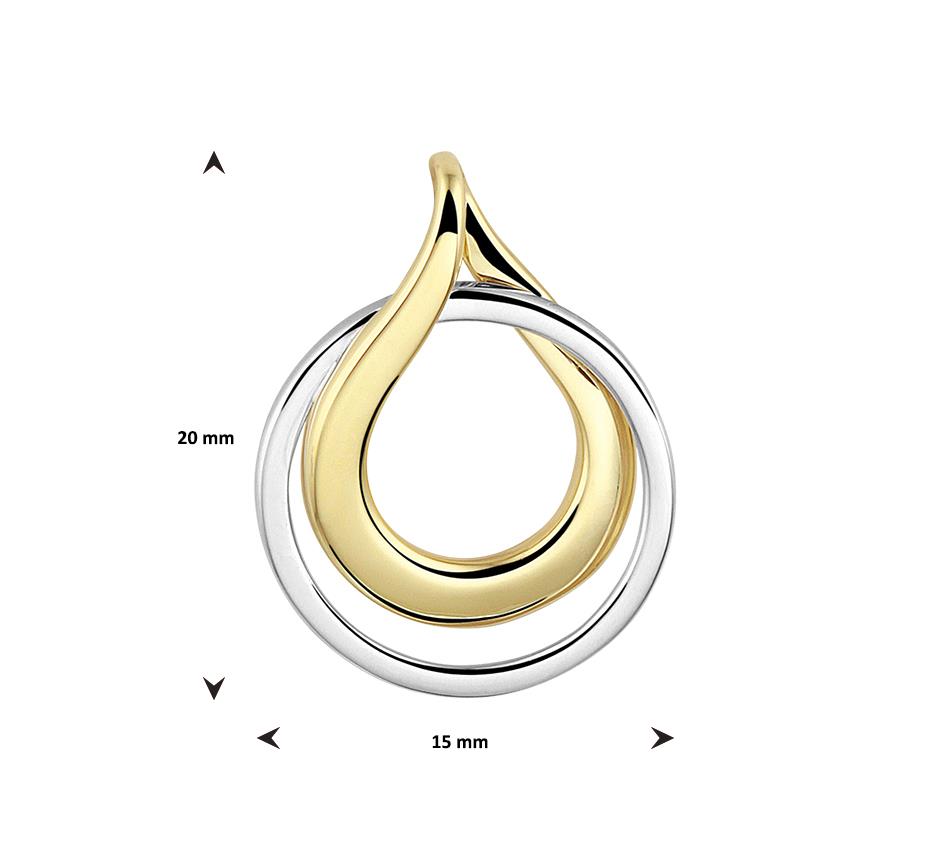 Anhänger Bi Color 15,0mm