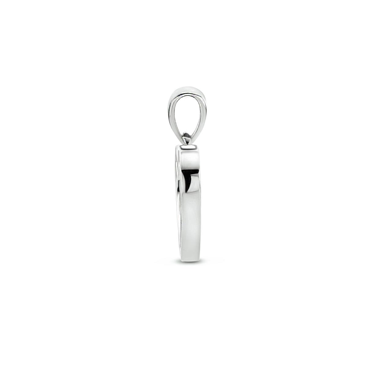 Herz Anhänger mit Zirkonia 13,5mm