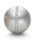 Niessing Lumen Kugel 14mm Platin Brillantlinie