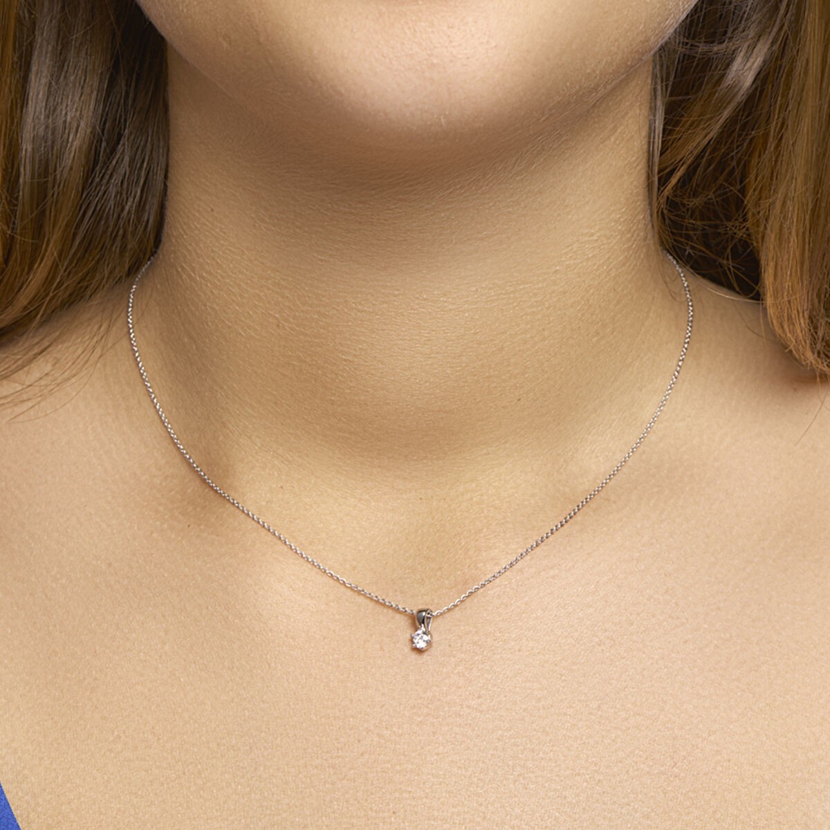 Solitair Anhänger Zirkonia 5,2mm