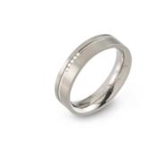 Boccia Titanium Ring mit Brillanten Linie